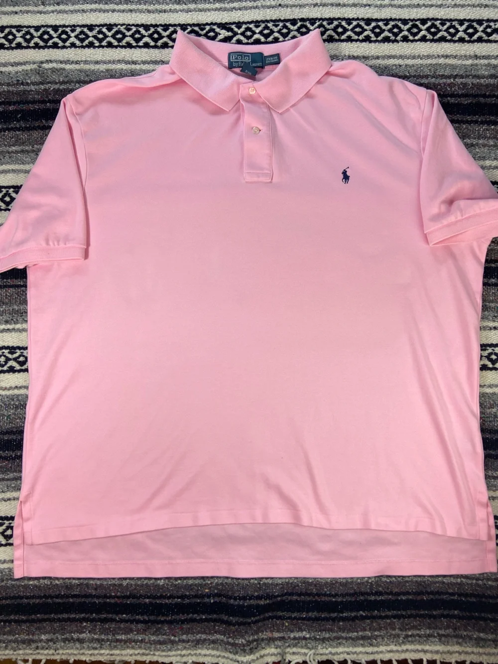 Ralph Lauren Polo Classic Pink Shirt Embroidered Pony 2XB/2G Big Men’s